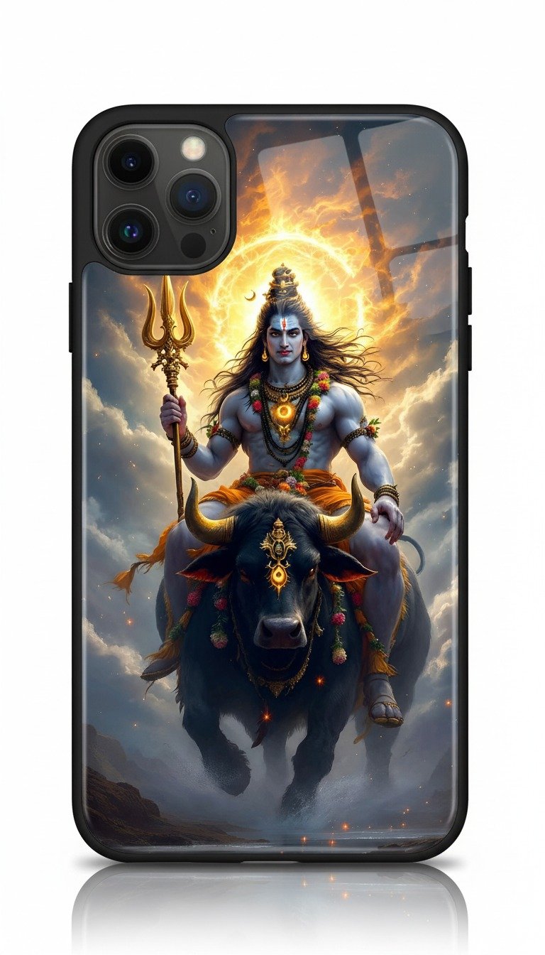 Generated Image September 07, 2025 - 12_39PM Shiva & Nandi - Image 1