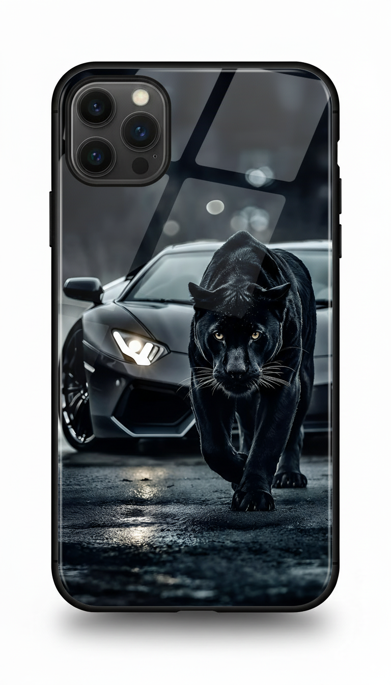 Generated Image September 12, 2025 - 3_50PM Black Lamborgini - Image 1