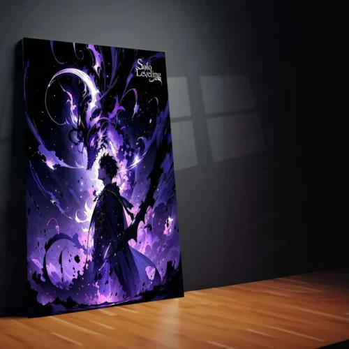 Solo Leveling Metal Poster | Sung Jin-Woo Shadow Monarch Wall Art | Anime Manhwa Decor 11 - Image 2