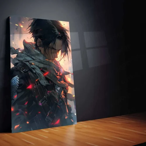 Levi Ackerman - AOT Metal Poster | Attack on Titan | Epic Hero Wall Art - Image 2