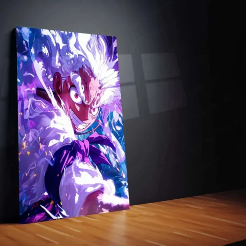 Luffy Gear 5 Metal Poster ? One Piece Nika Awakening Wall Art - Image 2