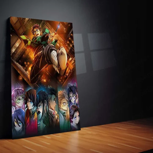 Demon Slayer ? Infinity Castle Anime Metal Frame | Muzan?s Lair Epic Poster | Otaku Wall Art 01 - Image 2