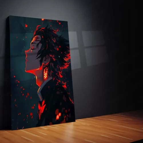 Anime Metal Poster | Tanjiro ? Demon Slayer Metal Poster | Epic Anime Wall Art - Image 3