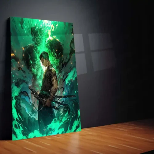 Roronoa Zoro ? One Piece Metal Poster | Straw Hat Swordsman Wall Frame - Image 2