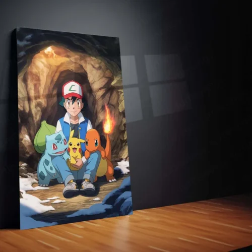 Anime Metal Poster | Pikachu Metal Poster ? Electric Pok?mon Wall Art - Image 2