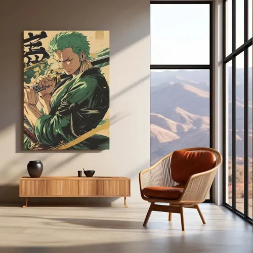 Roronoa Zoro One Piece Metal Poster 2 - Image 3