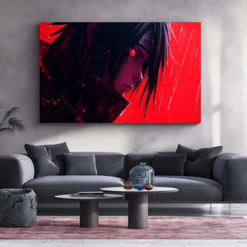 Anime Metal Poster | Madara Uchiha Metal Poster | Naruto Shippuden Wall Art | Uchiha Clan Power Decor - Image 2