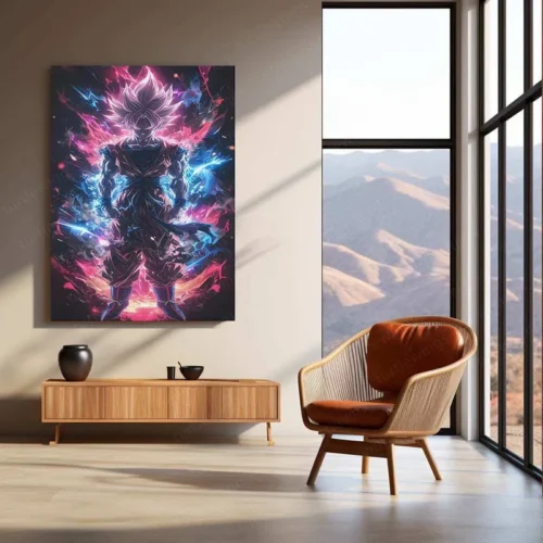 Goku Metal Poster ? Iconic Dragon Ball Z Art | Powerful Super Saiyan Wall Decor 2 - Image 3