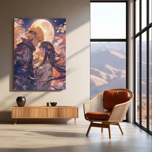 Naruto & Hinata Metal Poster - Image 3