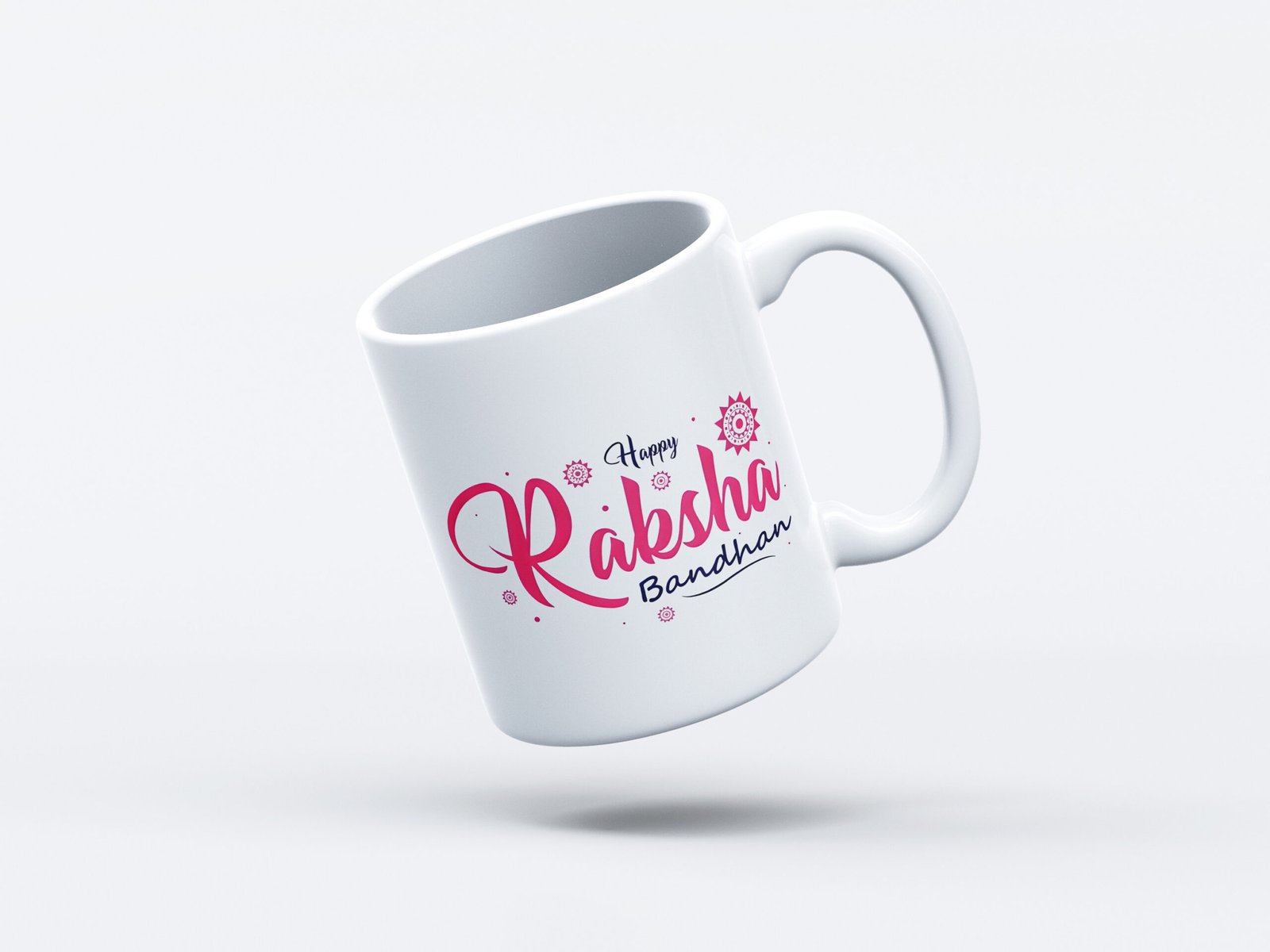 Free_Mug_Mockup_11 Happy Raksha Bandhan - Image 1