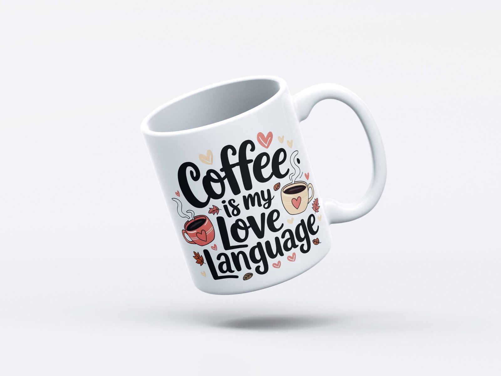 Free_Mug_Mockup_20 Coffee is my Love Language - Image 1