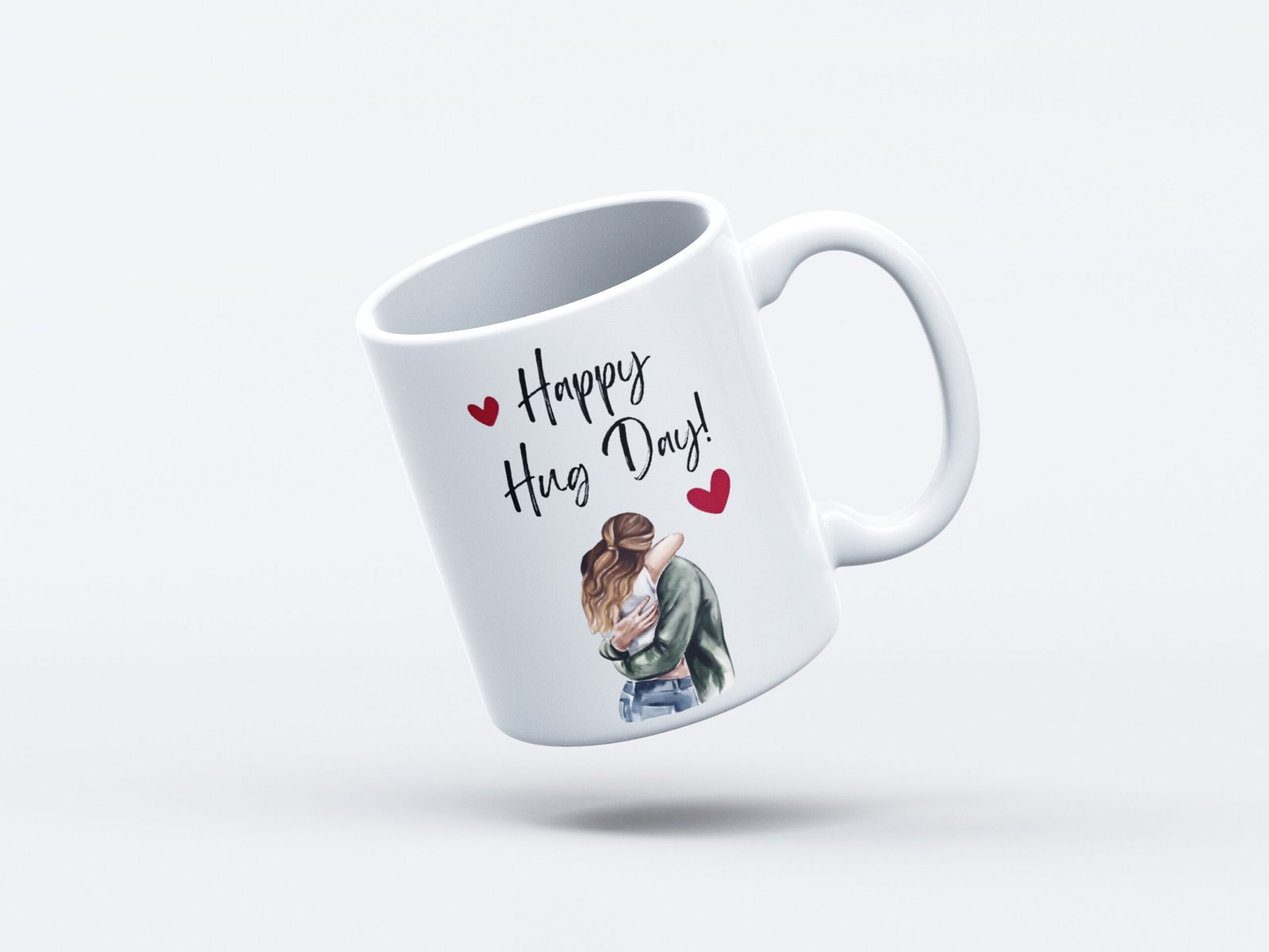 Free_Mug_Mockup_3 Happy Hug Day - Image 1