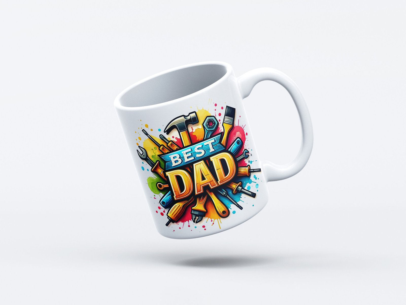 Free_Mug_Mockup_32 Best Dad - Image 1
