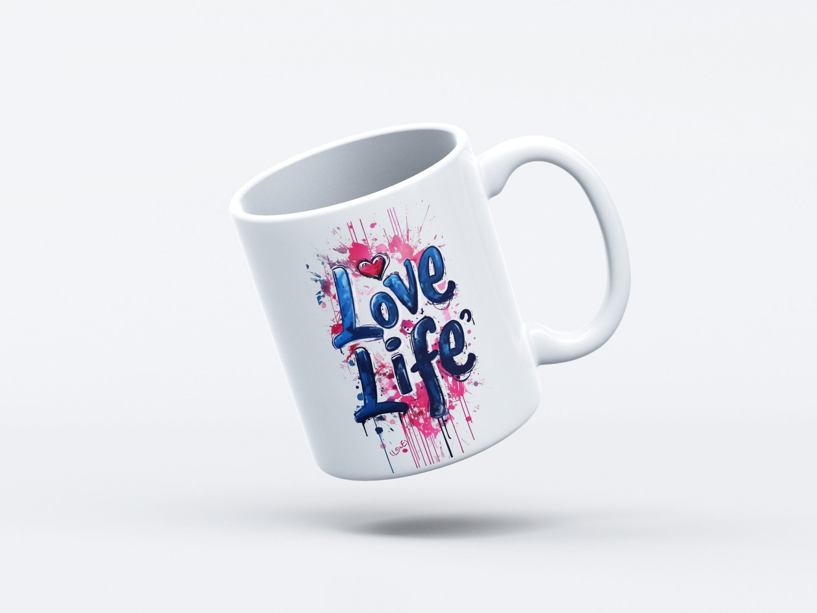 Free_Mug_Mockup_60 Love Life - Image 1