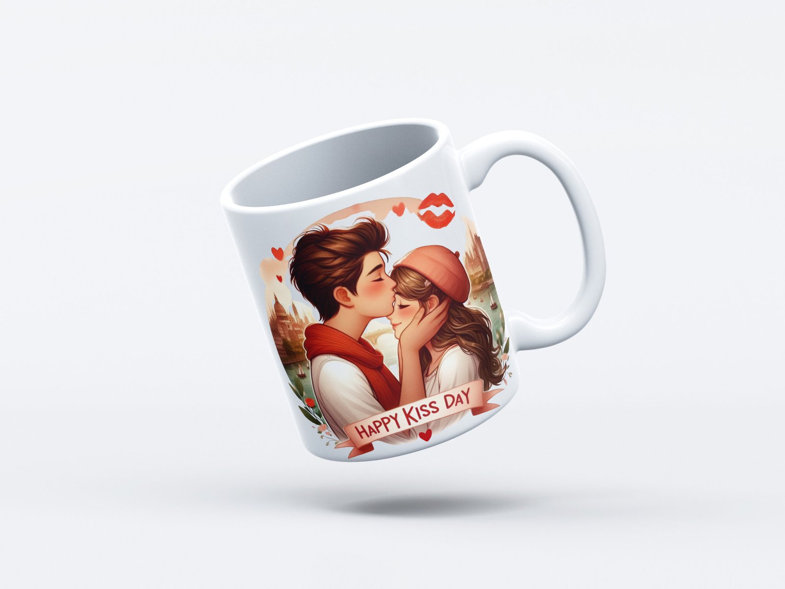 Free_Mug_Mockup_60a Happy Kiss Day - Image 1