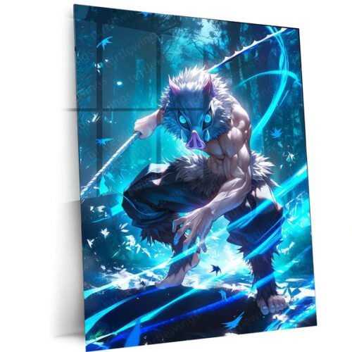 Anime Metal Poster | Inosuke ? Demon Slayer Metal Poster