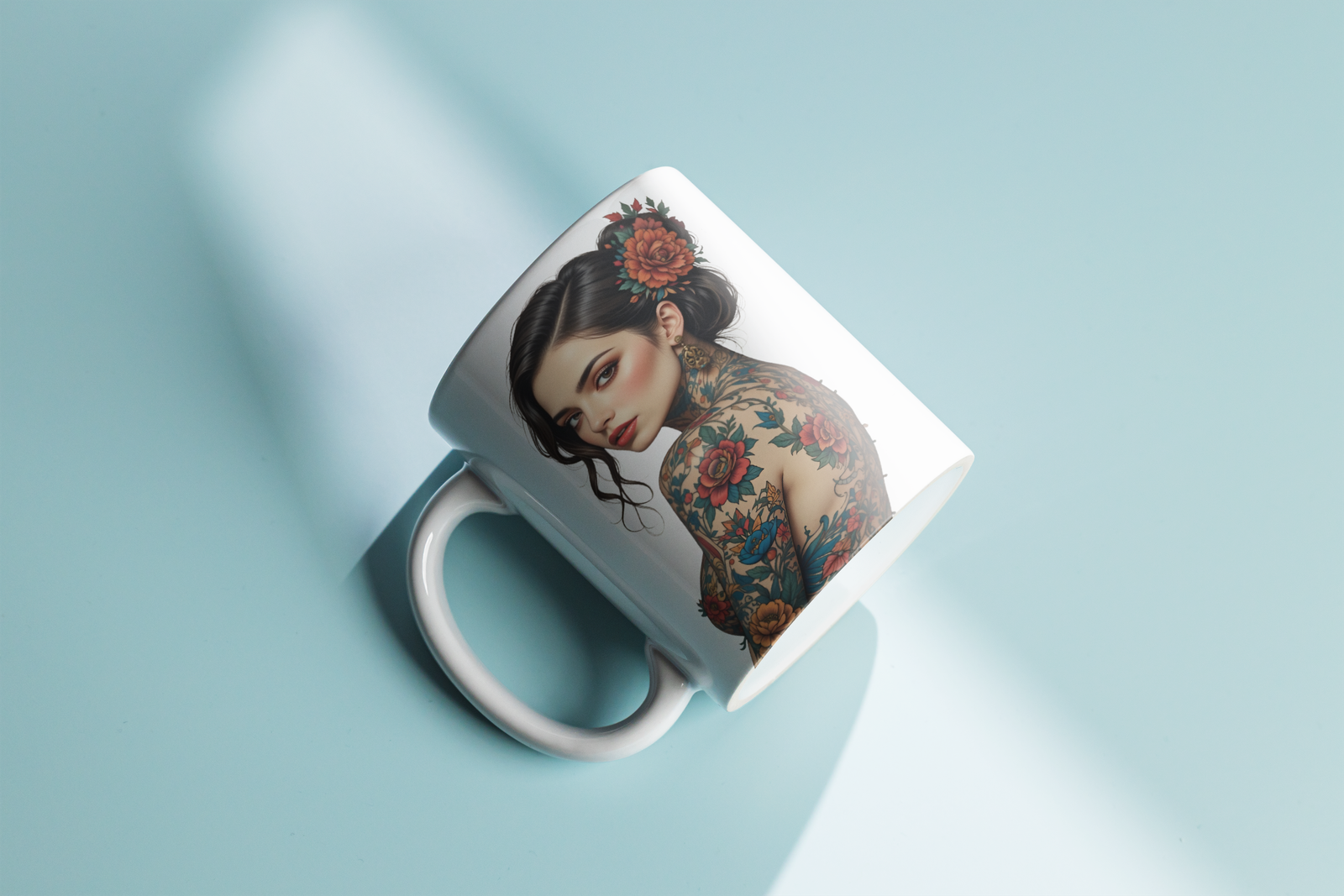 Lying_Mug_Mockup_03 Tatoo Lady - Image 2