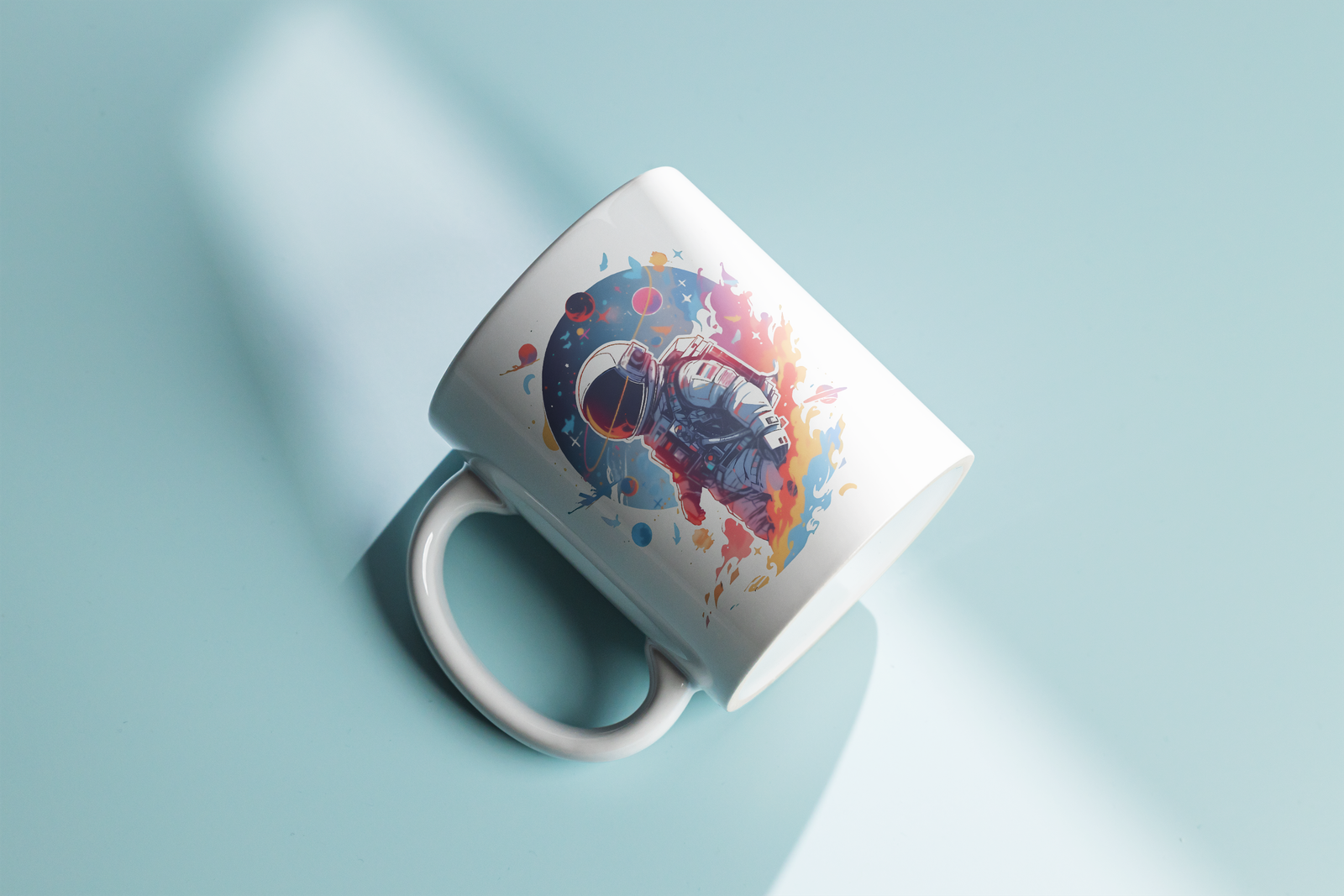 Lying_Mug_Mockup_08 Astronaut in the ocean - Image 2
