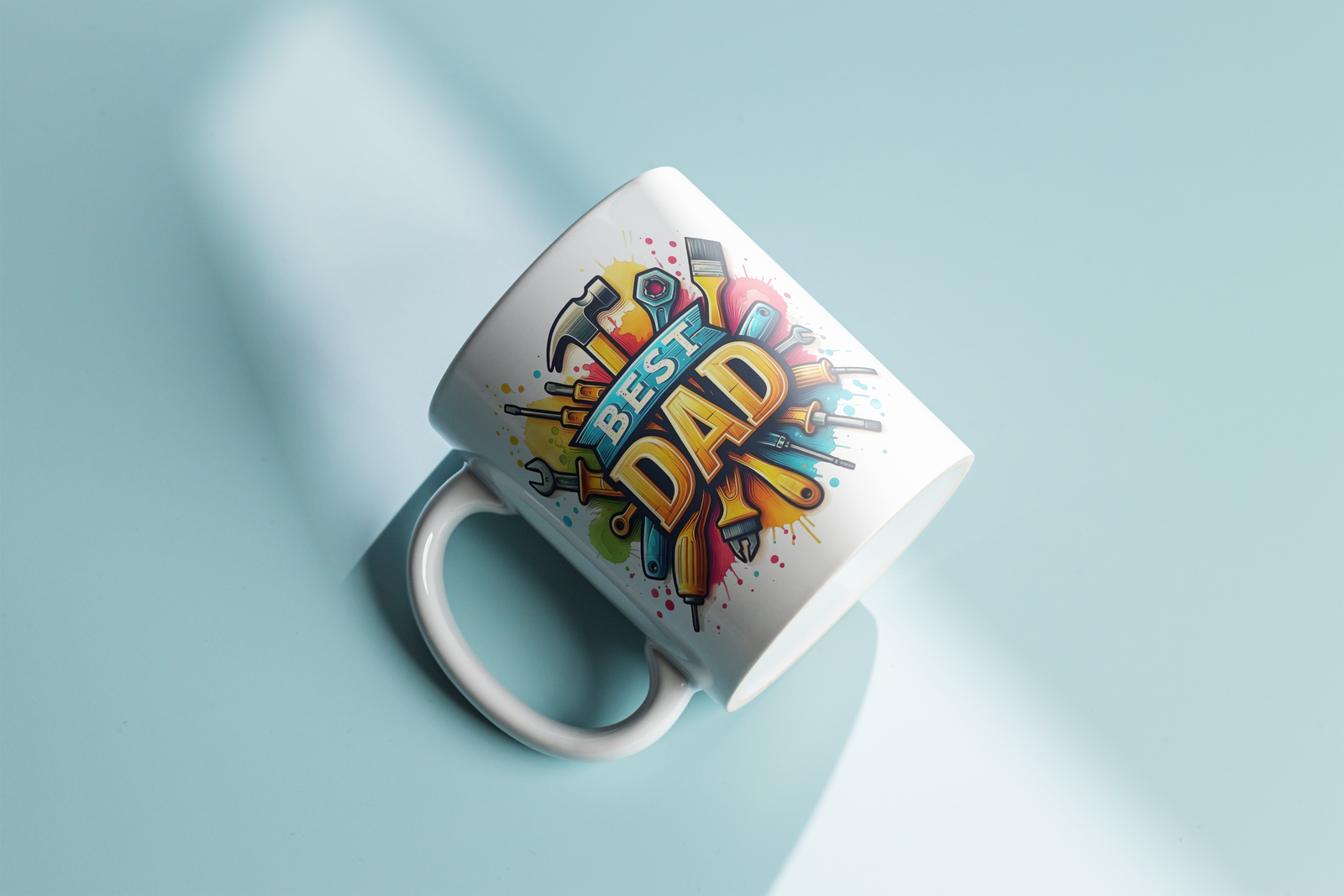 Lying_Mug_Mockup_33 Best Dad - Image 2
