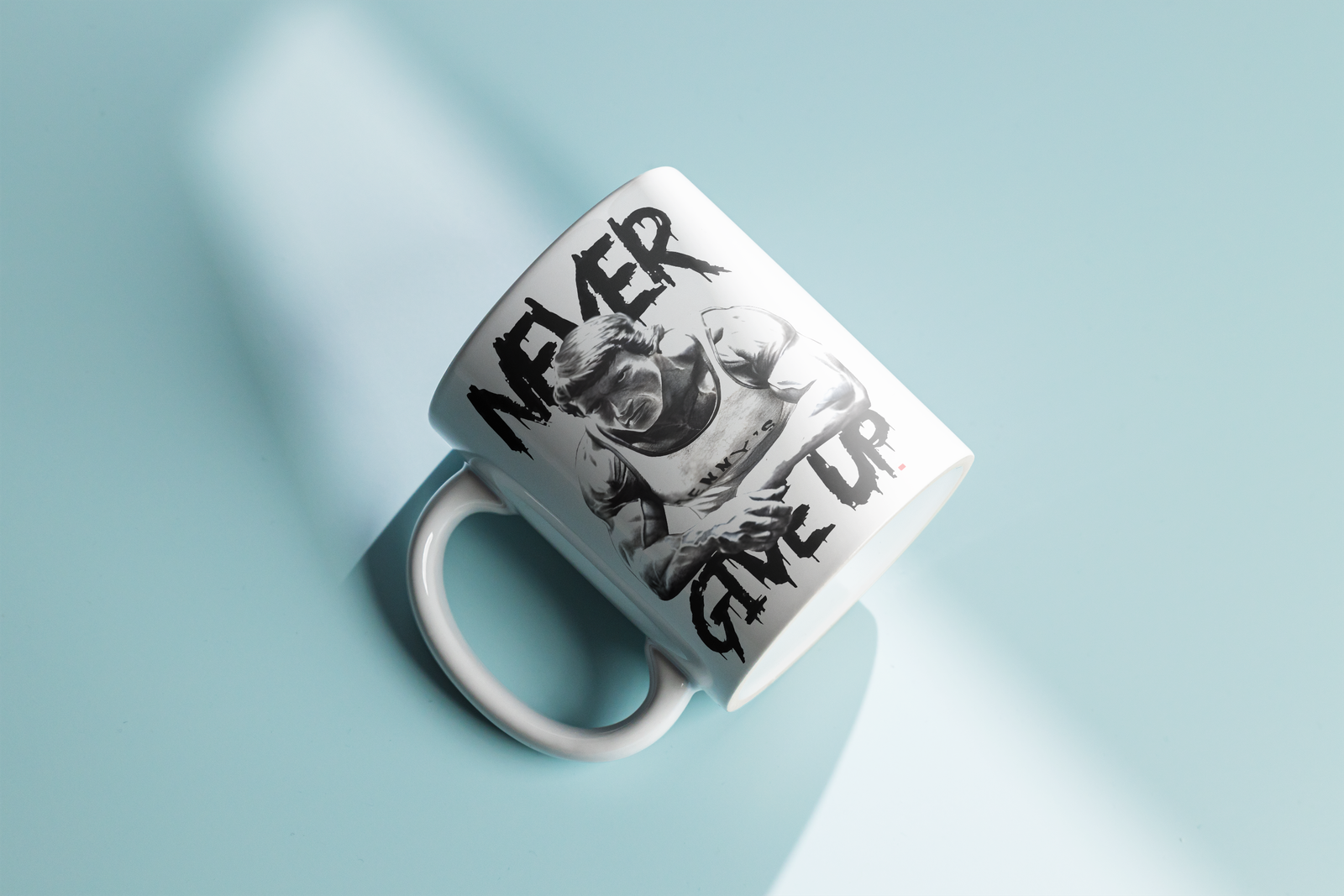 Lying_Mug_Mockup_68 Never Give Up - Arnold - Image 2