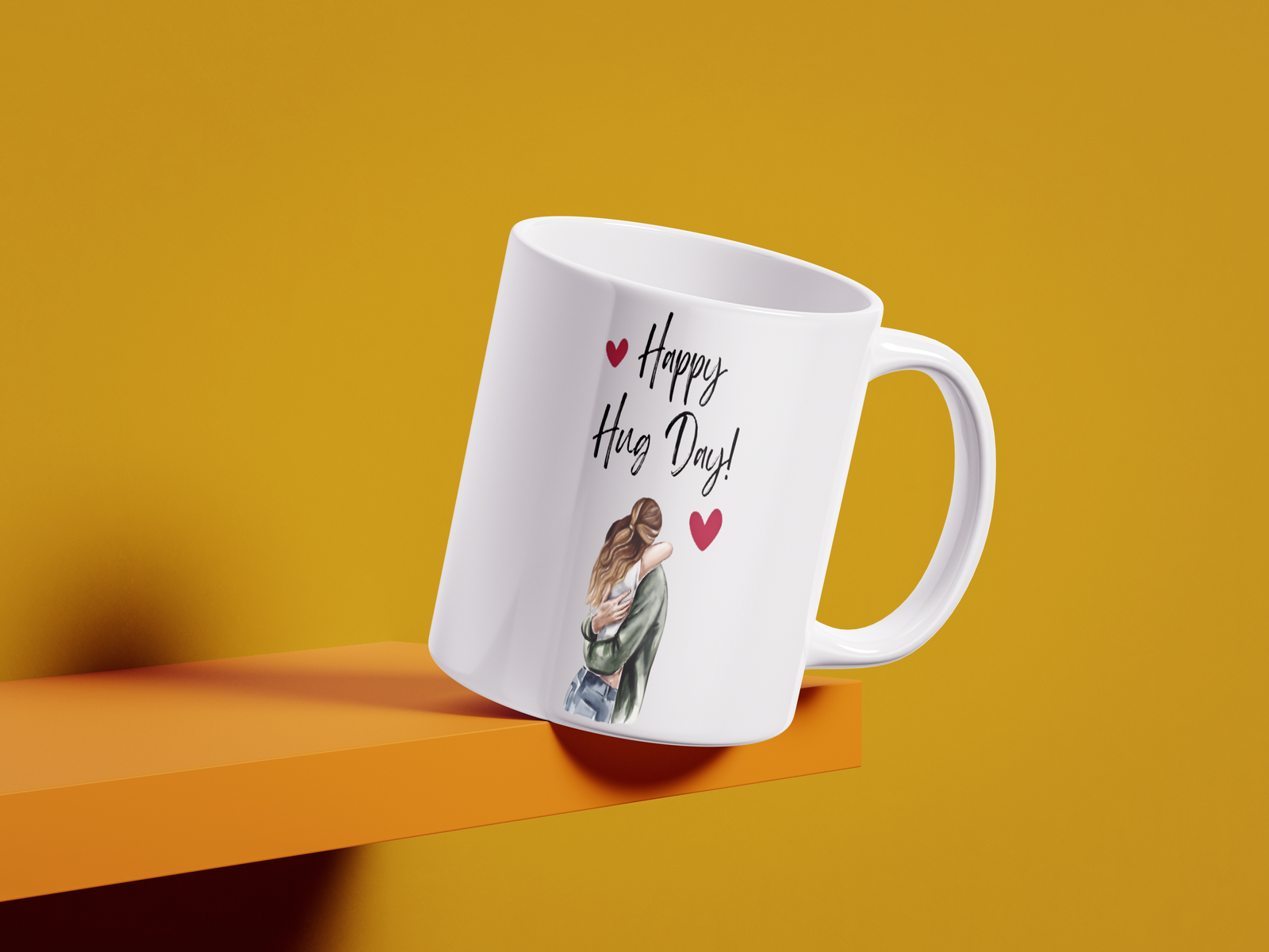 Mug_Mockup_5 Happy Hug Day - Image 3