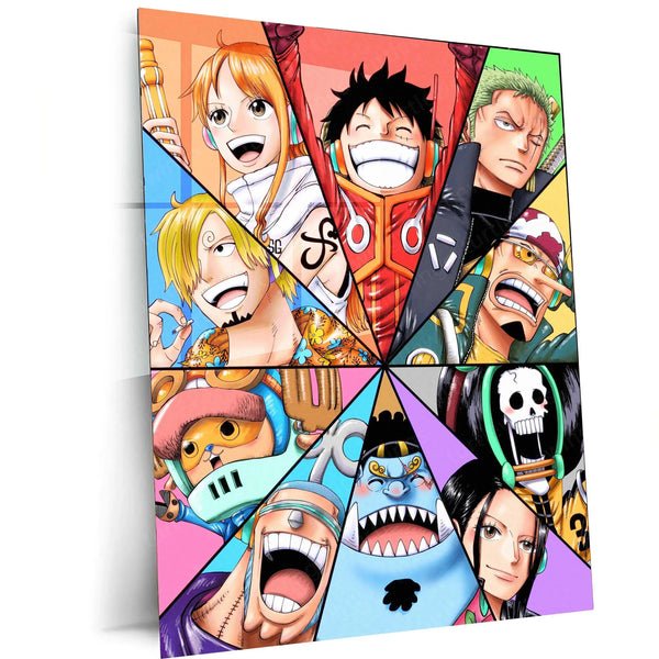 One Piece Metal Poster ? Iconic Anime Wall Art | Luffy & Straw Hat Pirates Decor