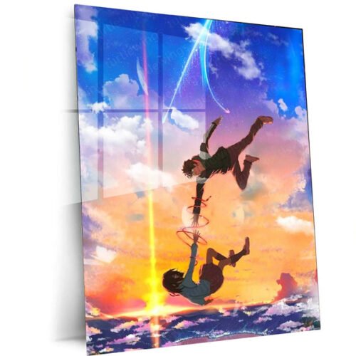 Your Name Metal Poster ? A Timeless Anime Love Story 4