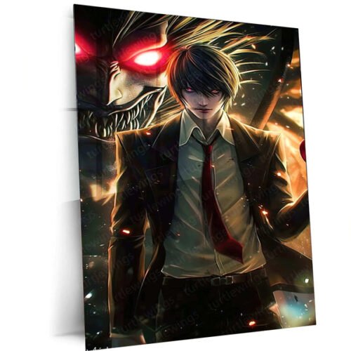 Death Note Metal Poster ? The Battle of Wits (Copy)
