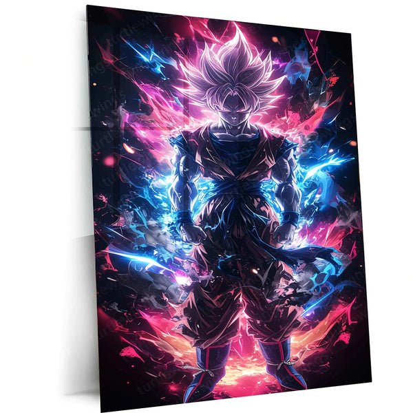 Goku Metal Poster ? Iconic Dragon Ball Z Art | Powerful Super Saiyan Wall Decor 2