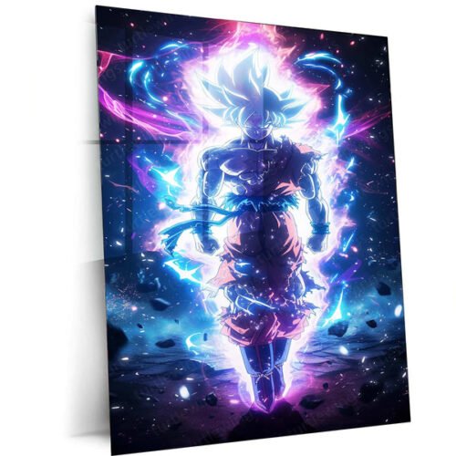 Goku Metal Poster ? Iconic Dragon Ball Z Art | Powerful Super Saiyan Wall Decor 4