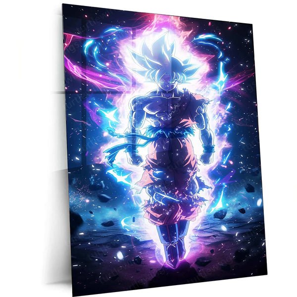 Goku Metal Poster ? Iconic Dragon Ball Z Art | Powerful Super Saiyan Wall Decor 4