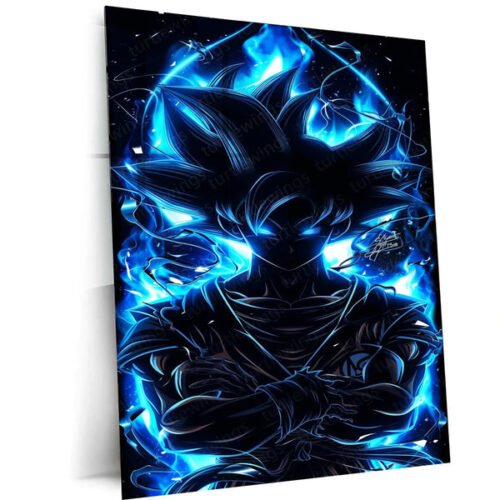 Goku Metal Poster ? Iconic Dragon Ball Z Art | Powerful Super Saiyan Wall Decor 7