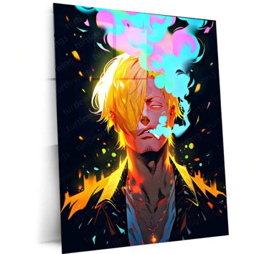 Sanji Metal Poster ? The Black Leg Pirate Chef