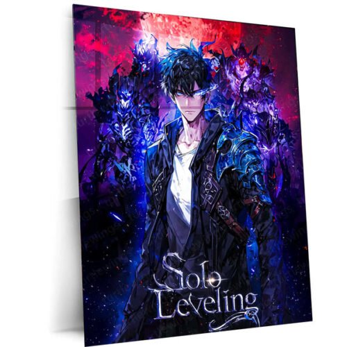 Solo Leveling Metal Poster | Sung Jin-Woo Shadow Monarch Wall Art | Anime Manhwa Decor 18