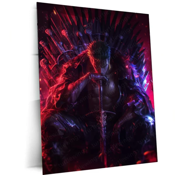 Berserk Metal Poster ? Guts Dark Fantasy Anime Wall Art