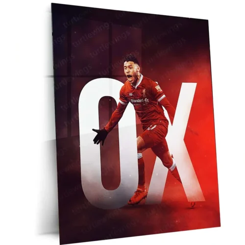 Alex Oxlade-Chamberlain ?OX? Liverpool Graphic Poster ? Metal Frame
