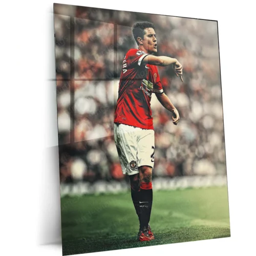 Ander Herrera Manchester United Action Pose ? Metal Frame | Premium Football Poster