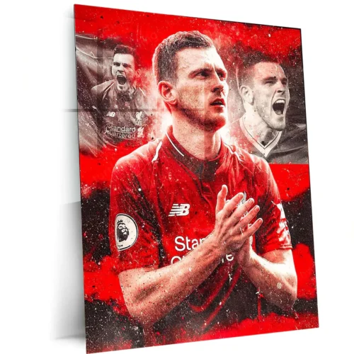 Andrew Robertson Liverpool Grunge ? Metal Frame | Dynamic Football Wall Art