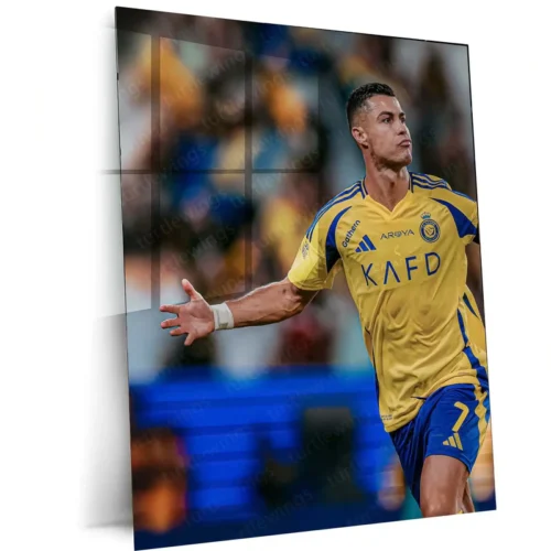 Cristiano Ronaldo Metal Frame | Football Legend Wall Art | CR7 Poster 03