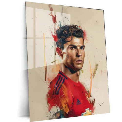 Cristiano Ronaldo Metal Poster ? Iconic Football Legend Wall Art 3
