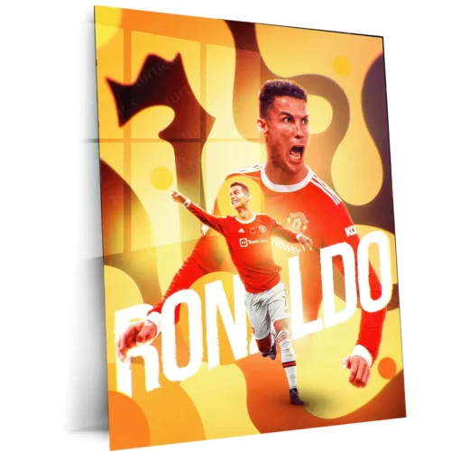 Cristiano Ronaldo ? Metal Frame | Iconic Football Wall Art 02