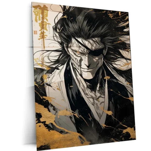 Bleach Metal Poster | Yoji Shinkawa-Inspired Art | Ichigo Kurosaki Wall Decor