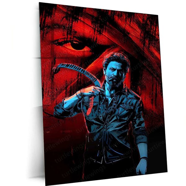 SRK Bollywood Metal Poster ? The King