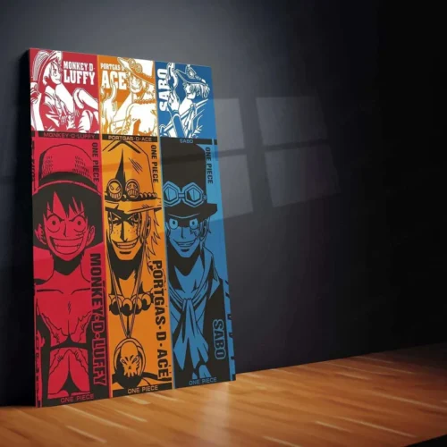 Luffy, Ace & Sabo Metal Poster ? One Piece Brothers Wall Art - Image 2