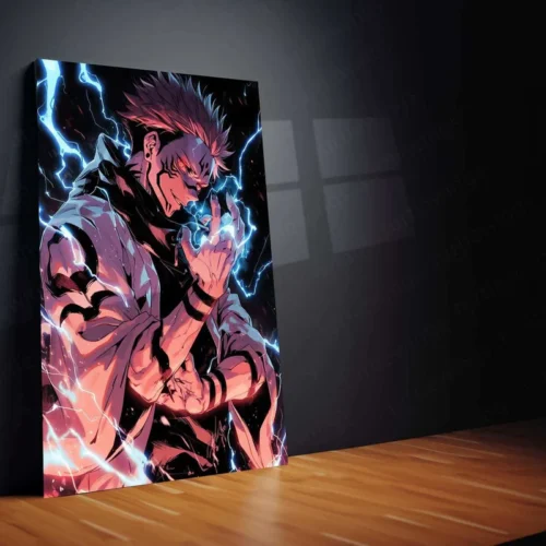 Sukuna Metal Poster ? King of Curses | Jujutsu Kaisen Wall Art | Dark Power Decor 3 - Image 2