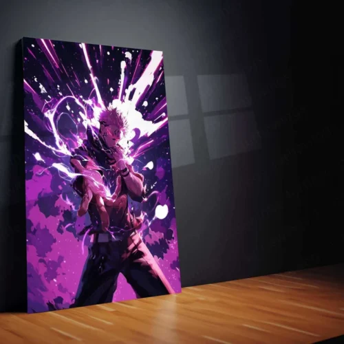 Sukuna Metal Poster ? King of Curses | Jujutsu Kaisen Wall Art | Dark Power Decor - Image 2