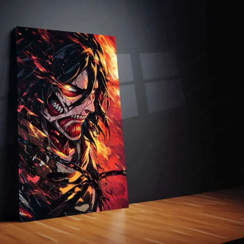 Attack on Titan Metal Poster ? Epic Anime Wall Art | Colossal Battle Decor 2 - Image 2