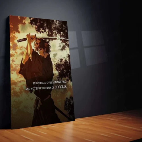 Vagabond Anime Quote Metal Poster ? Samurai Wisdom | Epic Warrior Wall Art - Image 2