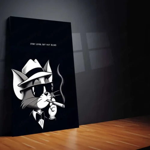 Tom Quote Metal Poster ? Classic Cartoon Wisdom | Funny Tom & Jerry Wall Art 2 - Image 2