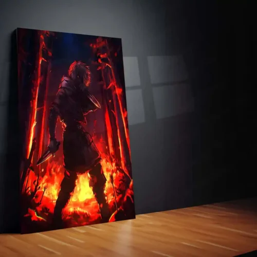 Anime Metal Poster | Vinland Saga ? Thorfinn Manga Metal Poster | Viking Anime Wall Frame 07 - Image 2